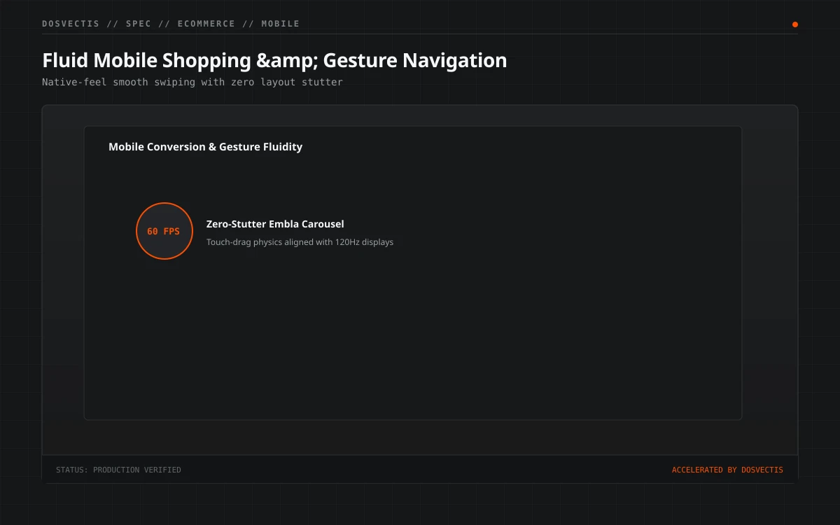 Mobile shopping flow grayscale