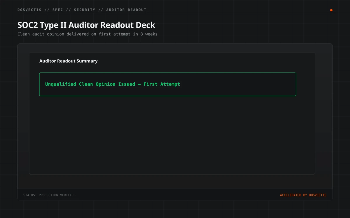 Auditor readout deck grayscale